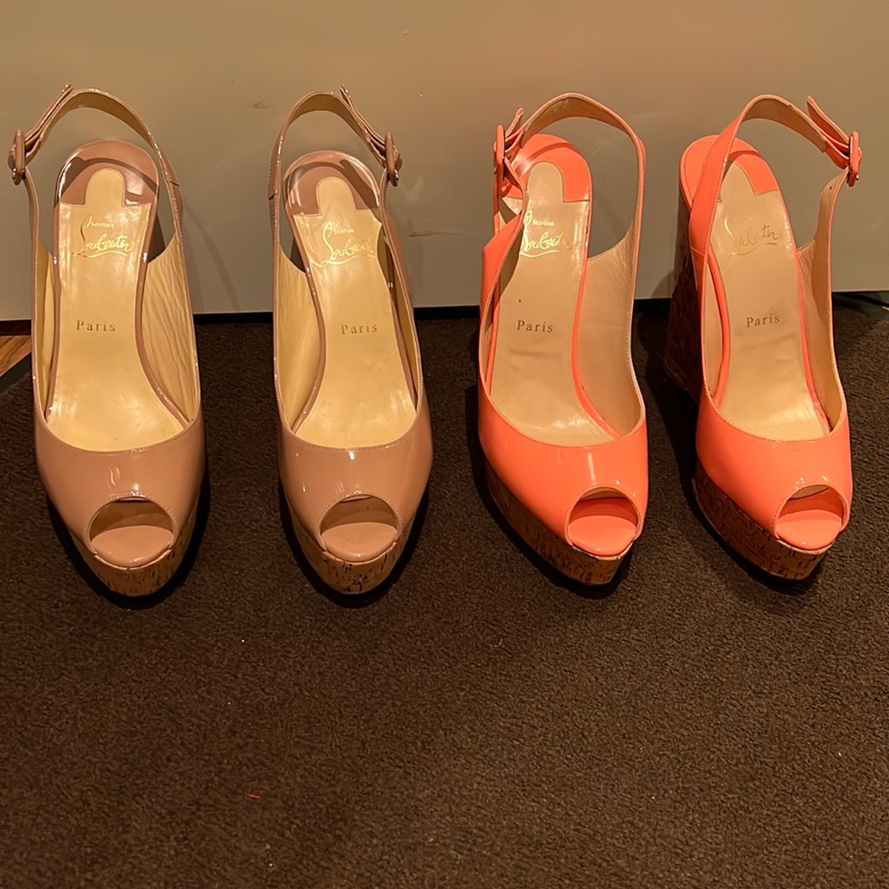Pick 1 pair of Almost new pair of Christian Loubiton